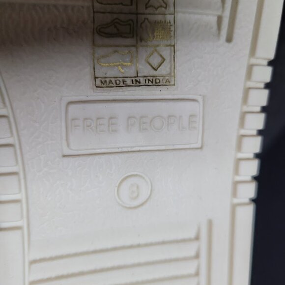 NIB Free People - Hayes High Top Sneaker - Ivory Sz 8 - Picture 10 of 12